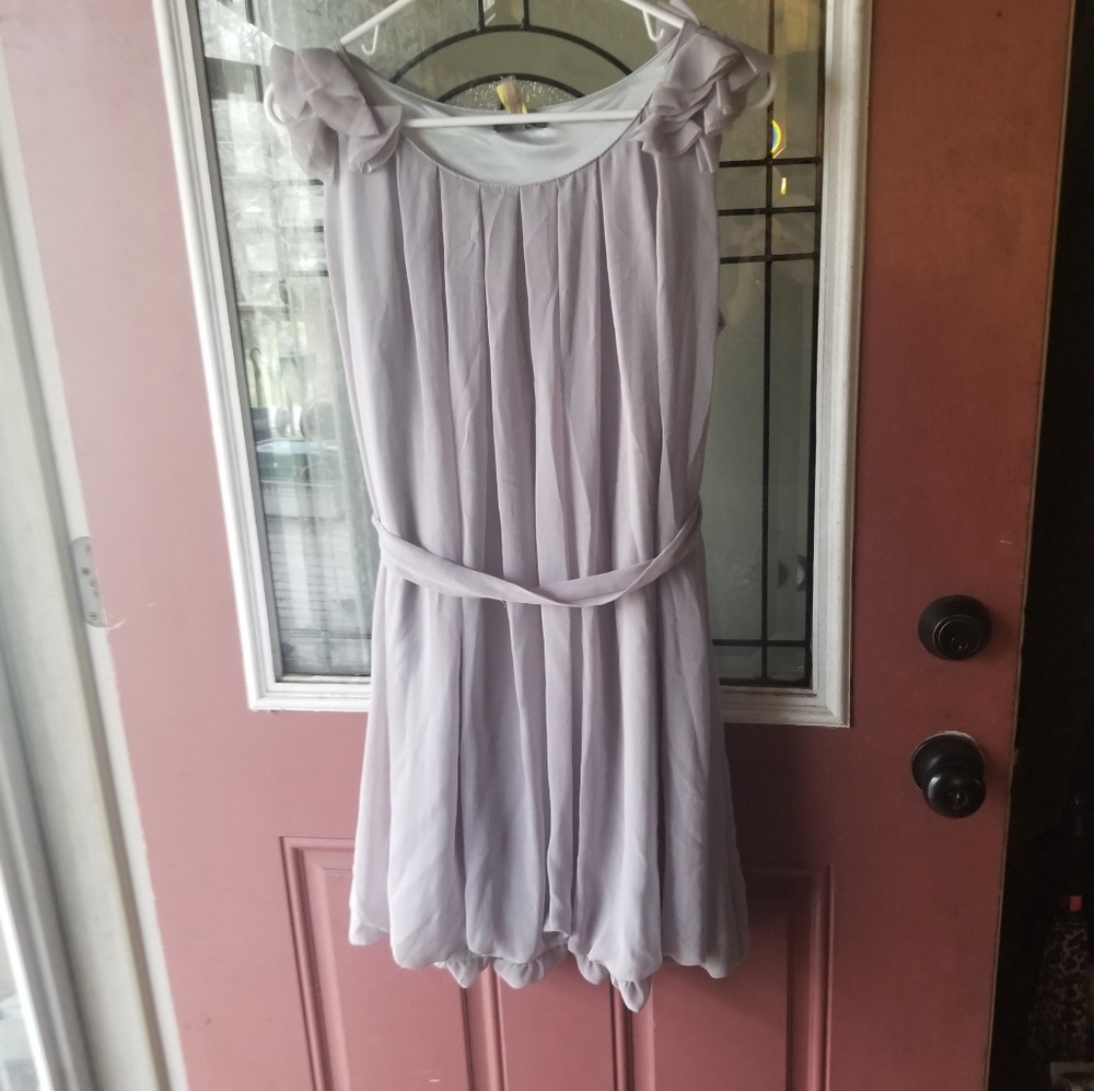 A gray dress can be used as a formal dress also